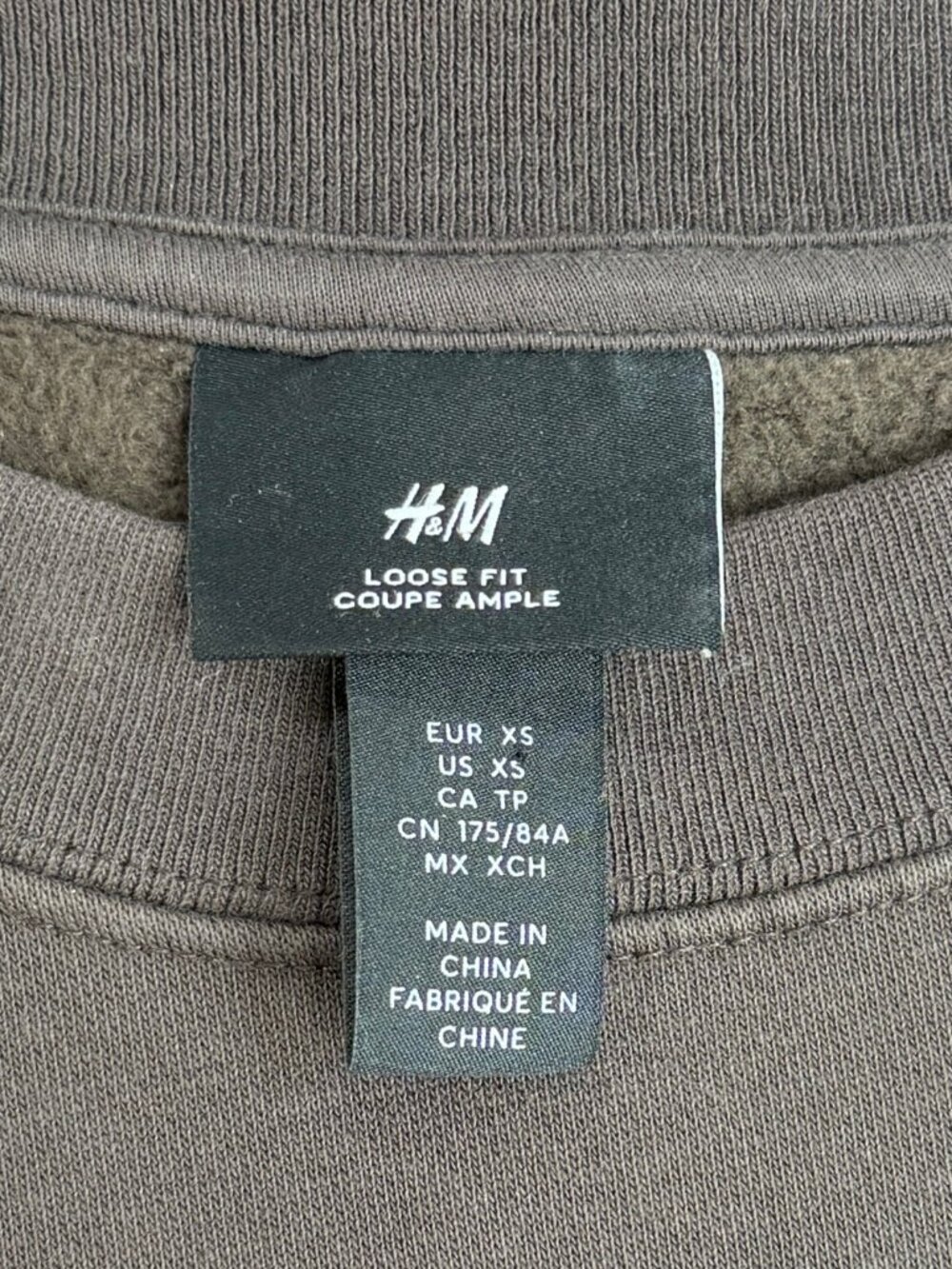 H&M Brown Beverly Hills Crewneck Graphic Pullover Sweatshirt | Gunge Streetwear - Picture 13 of 14